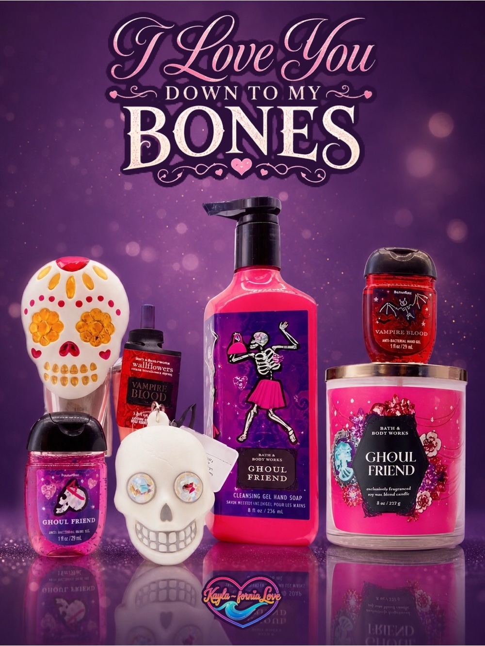 BBW I Love You Down to My Bones Ghoul Friend Halloween 7-Pc Set